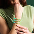 Limelight | Bracelet boule à neige en verre Firefly